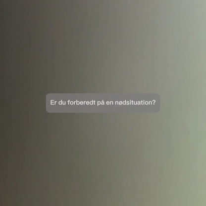 Nødpakke (FJERNLAGER 15-25 dages levering)